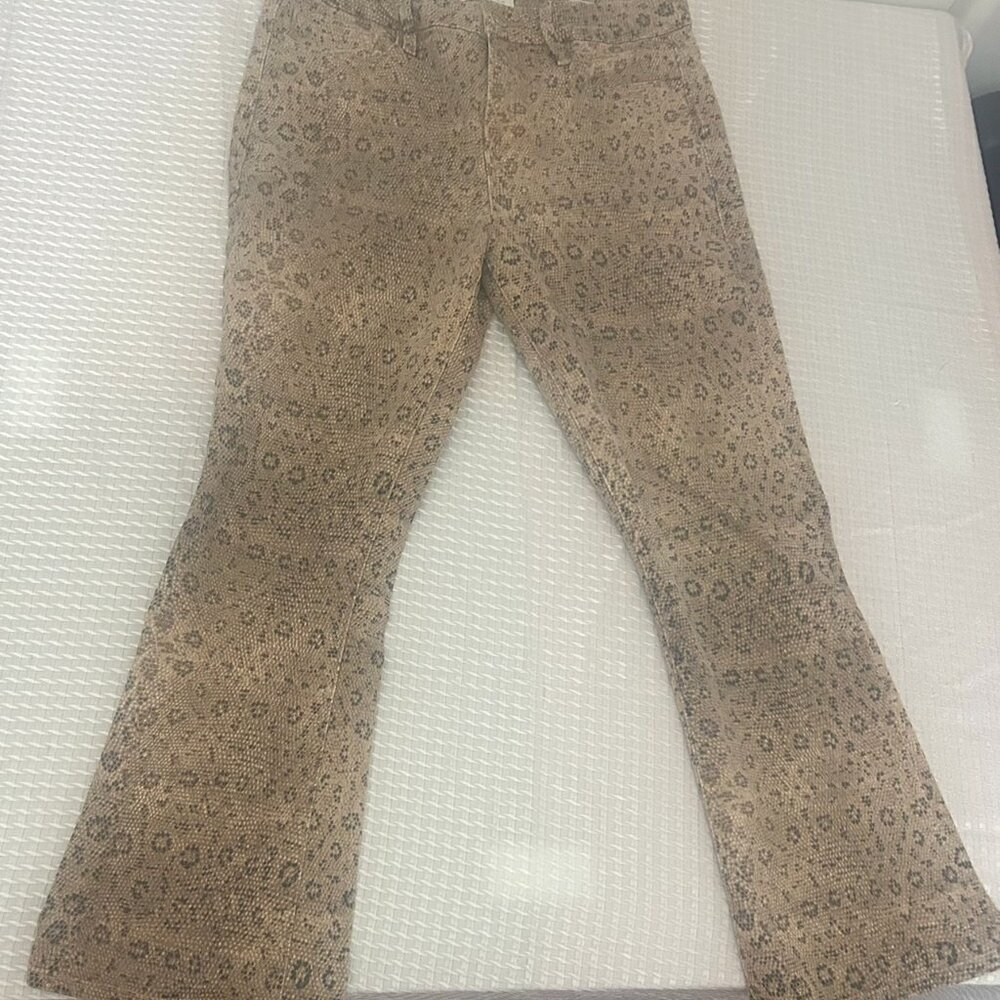 Frame Le Crop Mini Boot python jeans - Picture 2 of 5